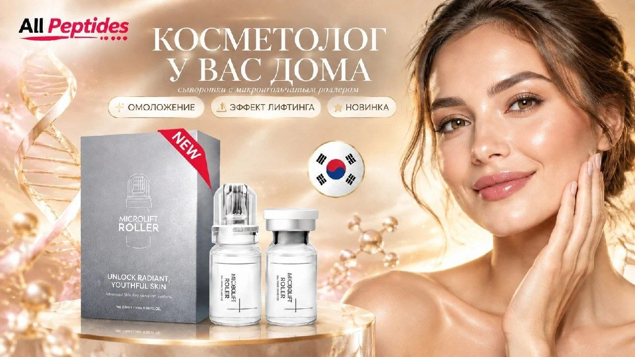 Косметолог у вас дома — сыворотки с микроигольчатым роллером, Корея